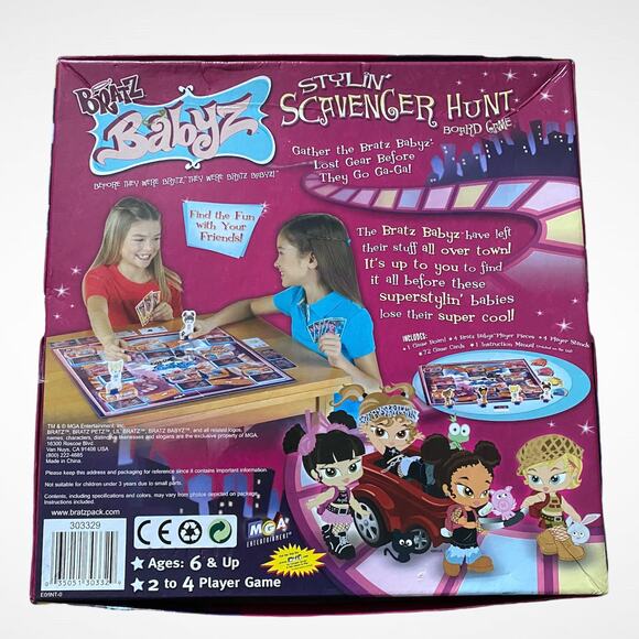 MGA Bratz Y2K 2005 Babyz Stylin' Scavenger Hunt Board Game Incomplete - Picture 11 of 11